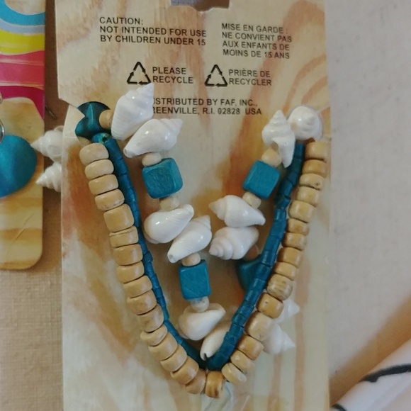 NWT OP Earrings and Trio of Anklets Set - Picture 4 of 7
